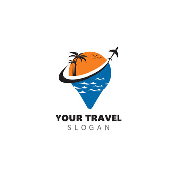 Travel logo vector