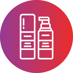 Face primer vector icon style