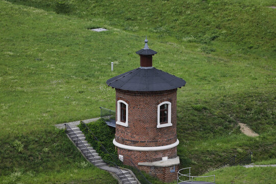 Leipzig, Pumpenturm im Wasserwerk Probstheida