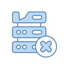 Fototapeta premium Data Crash vector icon