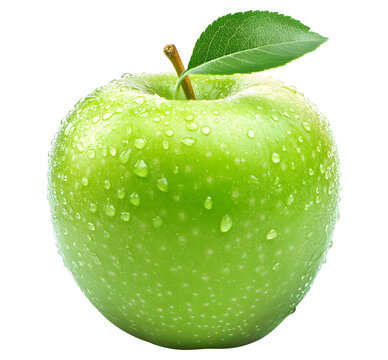 recommend clip art: Isolated green apple png organic apple side view transparent background image