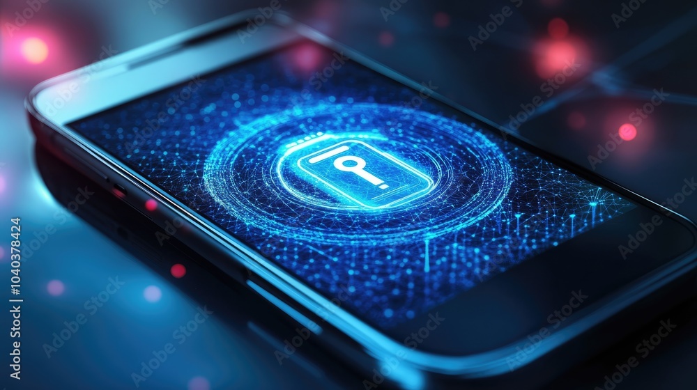 Poster exploring the future of mobile security the role of digital encryption in protecting personal data