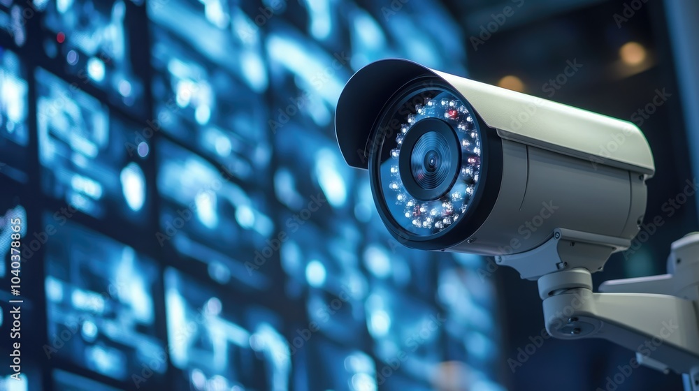 Poster advanced surveillance technologies exploring the role of security cameras in modern monitoring syste