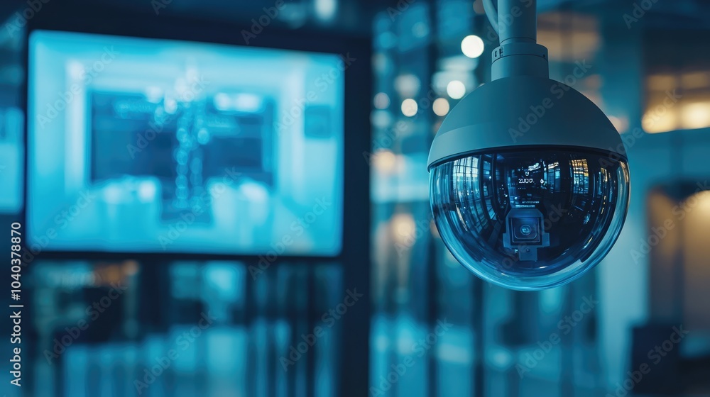 Poster surveillance technology the future of security and monitoring in modern architecture
