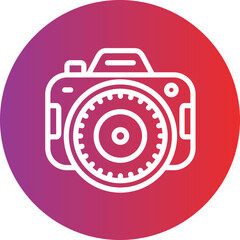 Camera vector icon style