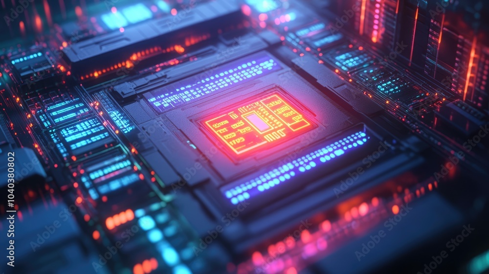 Poster exploring the intricate world of modern microprocessors a deep dive into technology and innovation