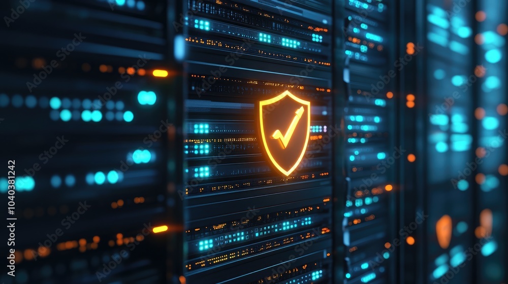 Poster securing digital infrastructure the importance of cybersecurity in modern data centers