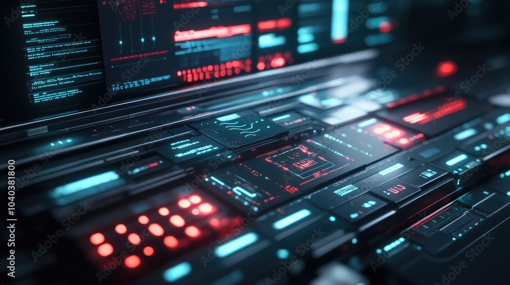 Poster exploring the futuristic interface of digital technology a deep dive into advanced user interaction 