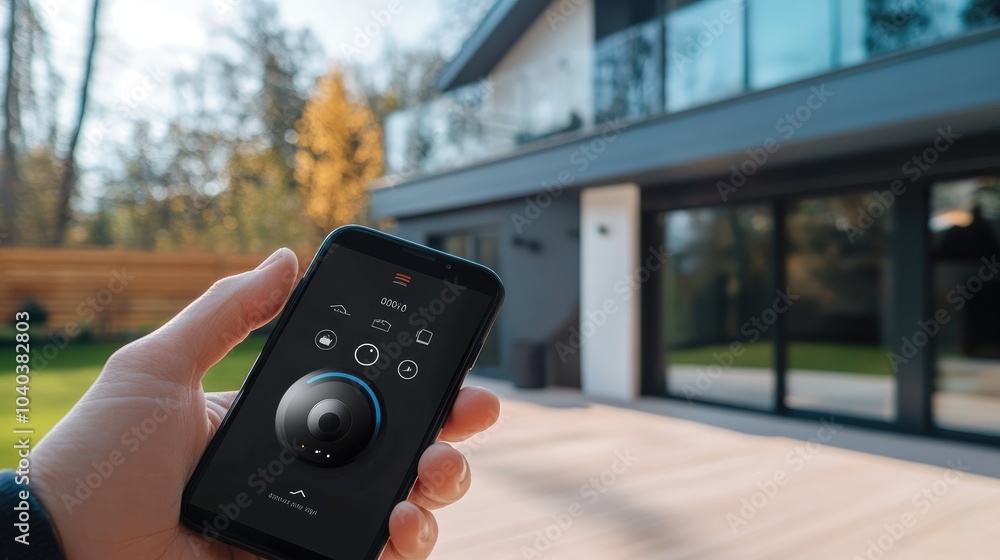 Poster smart home technology controlling your environment with mobile devices for enhanced convenience and 
