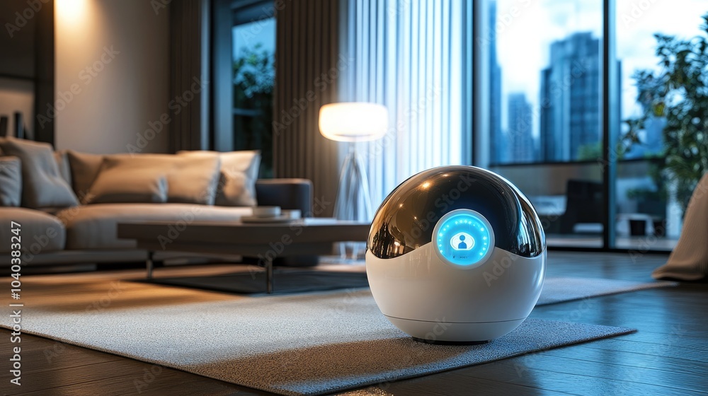 Poster exploring the future of home automation a glimpse into modern living with innovative robotics