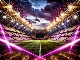 Zigzag Magenta Background for Night Photography and Sports Video Thumbnails