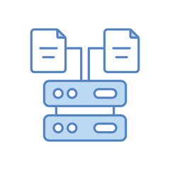 Server Files vector icon