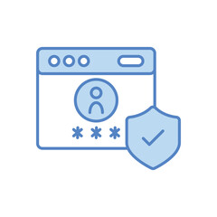 Secure Login vector icon