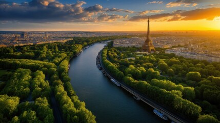 view from eiffel tower