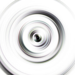 Colorful radial motion effect. Abstract rounded background. Color curves and sphere.