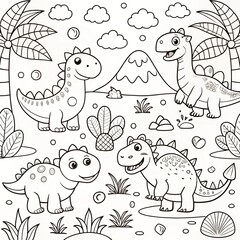 adorable-coloring-pages-dino-edition