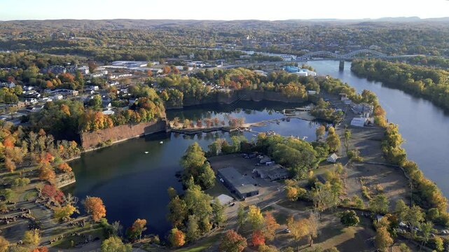 View of the River and Quarry - Middletown Connecticut