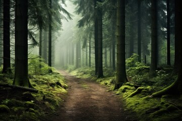 Obraz premium Forest woodland outdoors nature.