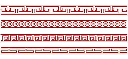 background chinese ornament new year vector. asia traditional culture pattern