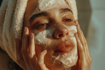 Radiant Skincare Routine with Luxurious Hydrating Moisturizer for All Skin Types