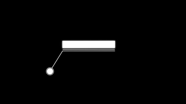 Hitch style tech HUD element with successful text.. Call outs titles. Call out bar labels, information call box bars and modern digital info.