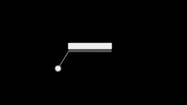 Hitch style tech HUD element with successful text.. Call outs titles. Call out bar labels, information call box bars and modern digital info.
