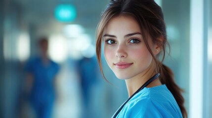 Obraz premium Registered Nurse in a Healthcare Setting