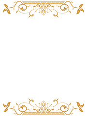 Obraz premium Luxury ornament design with classic style for greeting card.