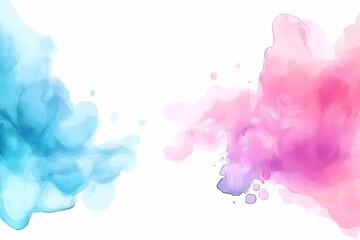 Pastel Watercolor Abstract Splash Background