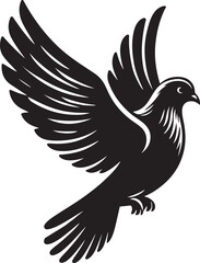Dove vector illustration design and art