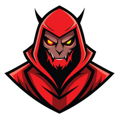 Assassin Head Gaming Mascot Logo Vector – Fierce Esports Avatar Illustration for Stealth and Combat Design