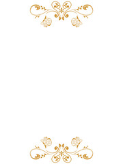 Luxury ornament design with classic style for greeting card.