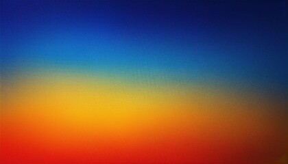 Obraz premium Vibrant Abstract Flag Inspired Gradient Art. Bold Fusion of Yellow, Red, and Blue Symbolizing National Unity Across Chad, Moldova, Romania, and Colombia with a Smooth Transition Between Patriotic Hues