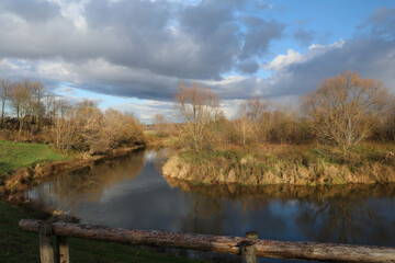 The Bug River in autumn, near Kryłów.