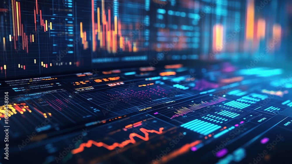 Poster creative data analysis with computer software solutions