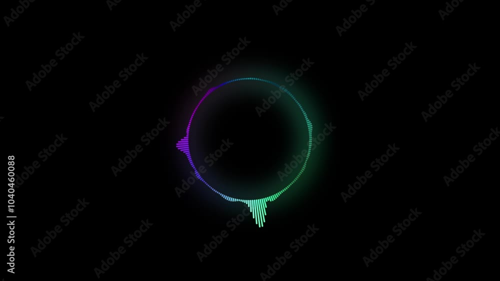 Poster black background abstract motion background dancing lines suitable as use in a music video audio