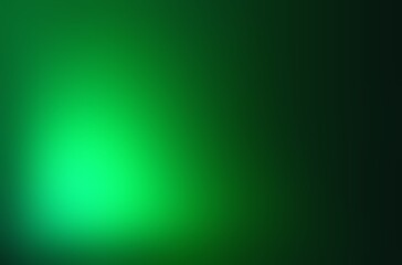 Obraz premium Bright green reflection on dark metal polished texture.
