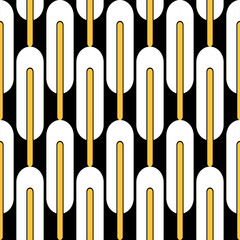Seamless abstract geometric pattern. Vector Illustration.