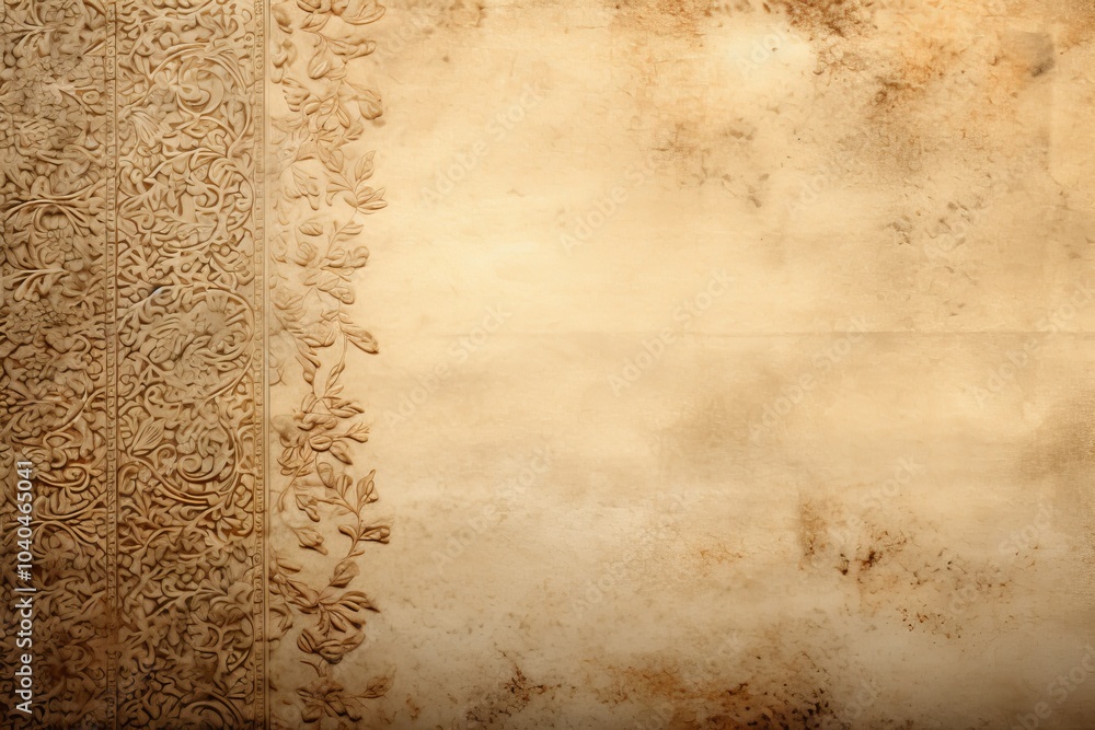 Poster elegant oriental themed background with subtle patterns to enhance text visibility and appeal