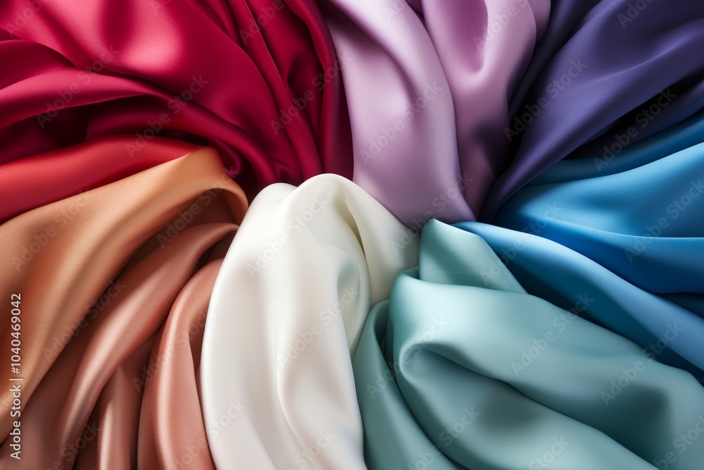 Aufkleber contrasting wavy lines in business colors create depth and texture in a color duo design