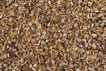 Wood chips as a background