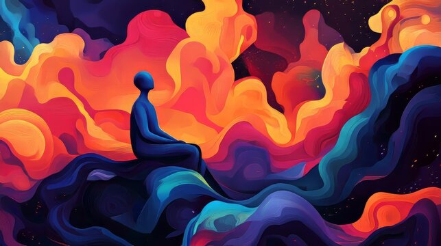 Create art around finding purpose again Adobe Illustrator