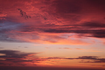sunset at the beach