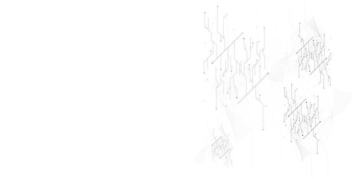 Abstract modern digital science technology futuristic circuit board.