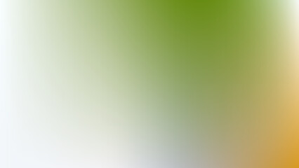 an abstract blur of colors. It features a gradient with shades of green at the top, transitioning into white and light gray in the middle, and ending with a hint of orange at the bottom right corner