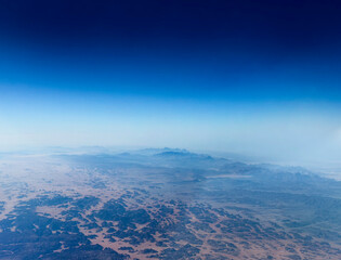 View of the Sinai Peninsula, Egypt