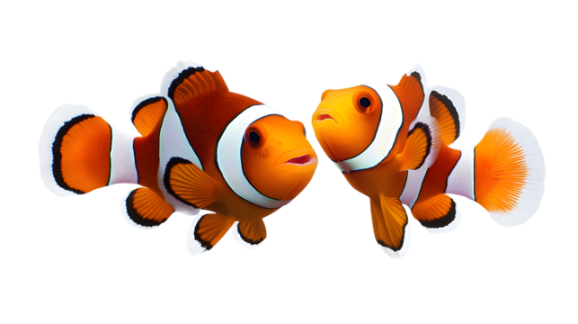 clownfish transparent background - Powered by Adobe