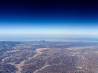 View of the Sinai Peninsula, Egypt