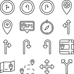 set of icons for web