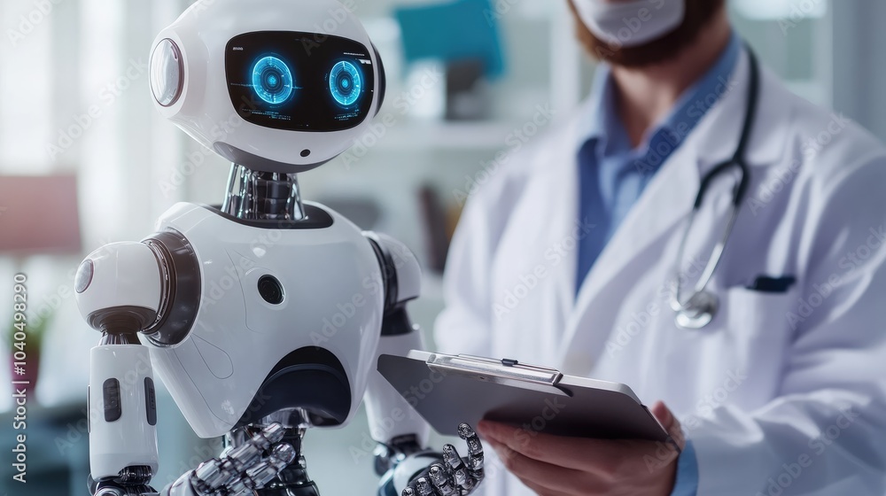 Poster the future of healthcare integrating robotics and ai in medical practices